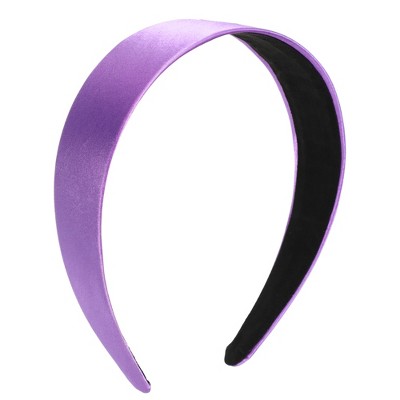Unique Bargains Girl's Satin Headband 1.57" Wide 1 Pc