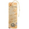 Dicksons Footprints Poem Sandy Brown 6 inch Paper Tussled Bookmark with Coin Pack of 12 - 2 of 4