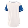 MLB New York Mets Women's Short Sleeve White Fashion Jersey - 3 of 3