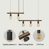 LOVSON Vintage pendant light, adjustable design, suitable for dining rooms, kitchens, and living rooms[No Bulb] - 4 of 4