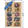 Trends International One Piece: Fishman Island - Brick Wall Grid Framed Wall Poster Prints - 3 of 4