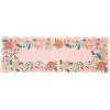 2x6 Pink Runner Rug, Machine Washable Non-Slip Low-Pile Hallway Carpet, Stain-Resistant Fade-Resistant Easy-Clean for Entryway, Bath - 3 of 4