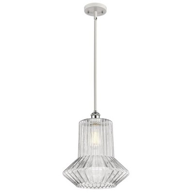 Springwater - 1 Light Stem Hung Mini Pendant In Industrial Style-14 Inches Tall and 12 Inches Wide