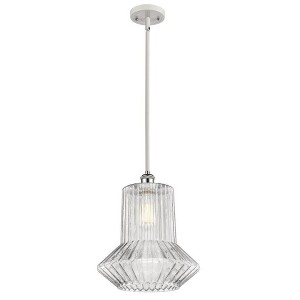 Springwater - 1 Light Stem Hung Mini Pendant In Industrial Style-14 Inches Tall and 12 Inches Wide - 1 of 1