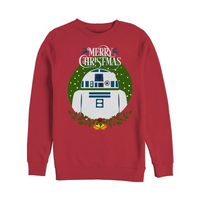 Men's Star Wars Merry Christmas R2-D2 Sweatshirt