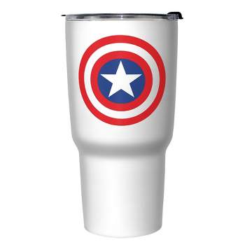 FoodFirst Fo563618 600 ml Captain America Water Bottle, Blue