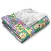 Dora the Explorer Dora and Friends Collage Silk Touch Faux Shearling Throw Blanket 50 x 60 inches - 4 of 4