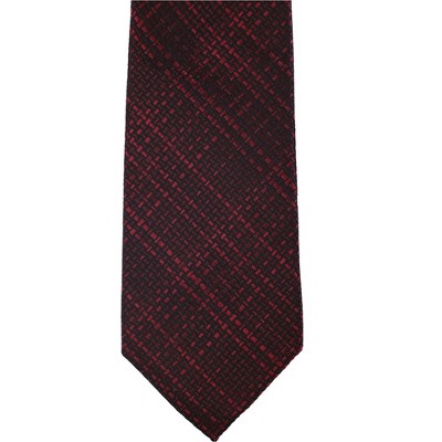 Alfani Mens Modesto Plaid Self-tied Necktie
