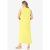 Woman Within Plus Size Sleeveless Scoopneck Dress - 3 of 4
