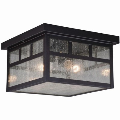 Vaxcel Mission 2 - Light Flush Mount in  Oil Burnished Bronze