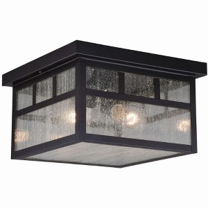 Vaxcel Mission 2 - Light Flush Mount in  Oil Burnished Bronze - 1 of 3