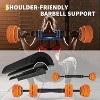 Coucheta 4-In-1 Adjustable Dumbbell Set 66LB-Convertible to Barbell, Kettlebell & Push Up Stands, Home Gym Equipment for Men & Women, Space Saving - 3 of 4