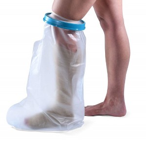 Waterproof Leg Cast Cover - Foot Cast Cover for Swimming, Shower and Bath - MedicalKingUsa - 1 of 4