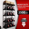 Atlas Shelving 5-Tier 30"x12"x60" Steel Boltless Shelving Load 2500lbs with Wire Deck Hammertone: Adjustable Rust-Resistant Storage Racks - 4 of 4