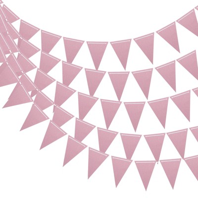 Unique Bargains Festive Wedding Birthday Party Home Decorations Pennant Flags Banner 10 Pcs