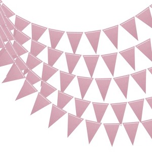 Unique Bargains Festive Wedding Birthday Party Home Decorations Pennant Flags Banner 10 Pcs - 1 of 4