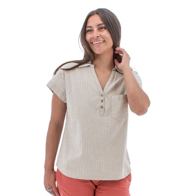 Aventura Clothing Women's Breeze Short Sleeve V-Neck Blouse