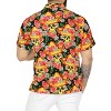 LA LEELA Men's Halloween Costumes Hawaiian Short Sleeve Button Down Shirt Mens Shirt Casual Vacation Summer Caribbean Shirts for Men - 2 of 4