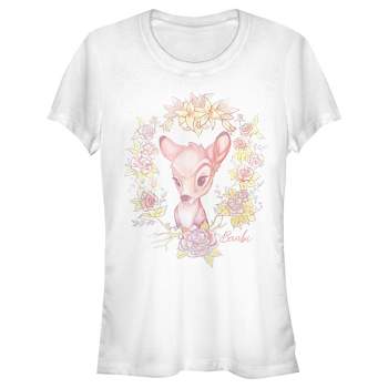 Green Watercolor Silhouette Bambi : Target Juniors Womens T-shirt