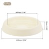 Unique Bargains Indoor Outdoor Waved Base Plastic Round Flower Drip Tray Plant Pot Saucers 3.5'' 6 Pcs - 2 of 4