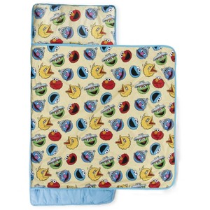 Jay Franco Sesame Street Elmo and Friends Toddler Pre-School Nap Mat - 1 of 4