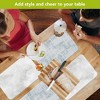 Briarwood Lane Everyday Double Sided Placemat (4-pack) 17x11.25 Textured Home Placemat - 3 of 4