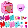 28-Pack Valentine's Boxed Heart Stress Balls - Smiley Squeeze Toys, Classroom Favors, Stress Relief for Kids - 3 of 4