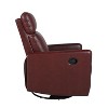 Felipe Mid-century Classic Manual Swivel Recliner   | ARTFUL LIVING DESIGN - 3 of 4