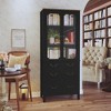 Syemin Decorative Storage Cabinets Tall Pantry Cabinet with Glass Doors for Kitchen, Living Room, Dining Room, - 3 of 4
