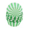 Unique Bargains Stripes Print Disposable Baking Cups Greaseproof Paper 1.97"x1.18" 100 Pcs - 3 of 4