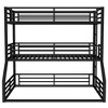 KWPZQEB Metal Triple Bunk Bed with Safety Guardrails, Heavy-duty Triple Bed with Noise-reduced Design - 4 of 4