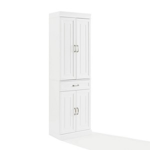 Stanton Pantry White - Crosley: 24-Inch Slim Modular Storage, 5 Shelves, 4 Doors - 1 of 4