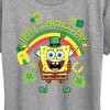 Women's - SpongeBob Squarepants - Spongebob Happy St Patricks Day Short Sleeve Graphic T-Shirt - 2 of 4