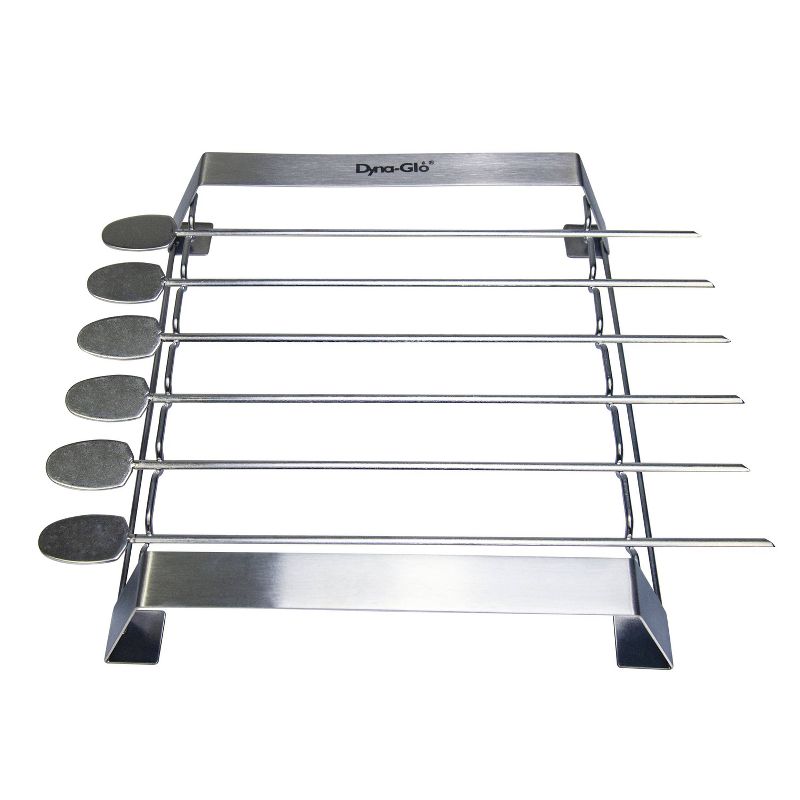 Dyna-Glo 6pc Skewer and Rack Set, 3 of 8