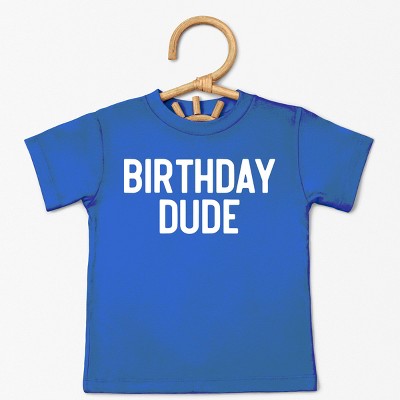 The Juniper Shop Birthday Dude Bold Toddler Short Sleeve Tee