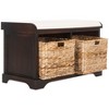 Freddy Wicker Storage Bench  - Safavieh - 3 of 4