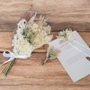 Alilang Decorative Dried Bouquet with Textured Floral Accents for Home Decoration and Gifts, 17 Inches - White - 2 of 4