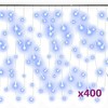 Curtain Icicle Light Blue Plastic 32.8 feet Curtain Icicle Light - 2 of 4