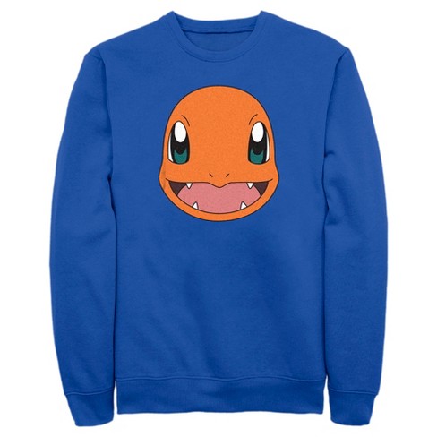 Men's Pokemon Charmander Smile Sweatshirt - Blue - 3x Large : Target