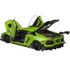 Lamborghini Aventador Liberty Walk LB-Works Pearl Green Metallic Limited Edition 1/18 Model Car by Autoart - 2 of 4