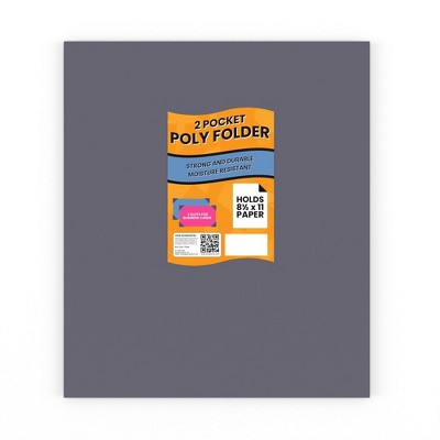 94366: Grey Paper Folders, No Holes (100 Packs)