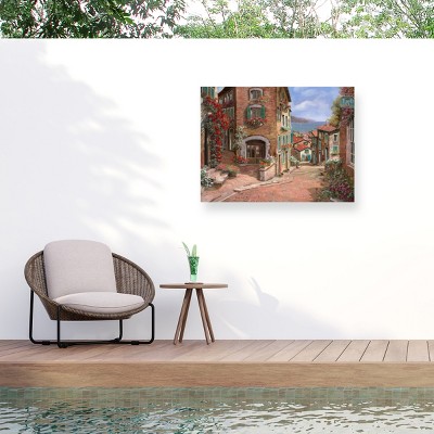 "La Discesa al Mare" Outdoor Canvas