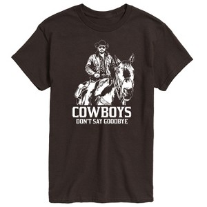 Men's - Yellowstone - RIP Cowboys Don't Say Goodbye Short Sleeve Graphic T-Shirt - 1 of 4