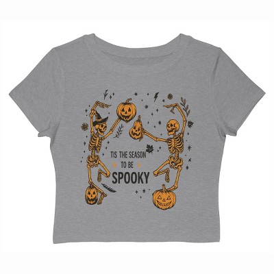 INAWLY Skeleton Print Tank Top Graphic Tees Women Tops
