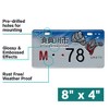MaseiKar Sukagawa City M-78 Rare Collectible Japanese License Plate Set - Retro Car Accessories - 3 of 4
