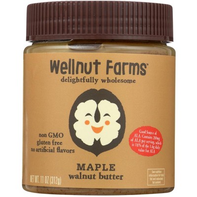 Wellnut Farms Butter Walnut Maple - Case of 6 - 11oz