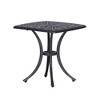 NicBex Modern 21" Square Outdoor Side End Table with Storage,Patio Aluminum Outdoor Patio Coffee Table for Garden,Poolside - 2 of 4