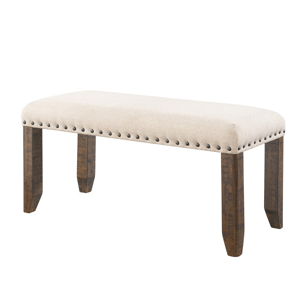 Photos - Pouffe / Bench Dex Bench Walnut Brown - Picket House Furnishings