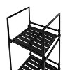 Organize It All 4 Tier Resin Ebonize Collection Square Shelf - 3 of 4
