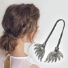 Unique Bargains Fashion Wings Hair Clips Black Brown 1 Pc - 2 of 4